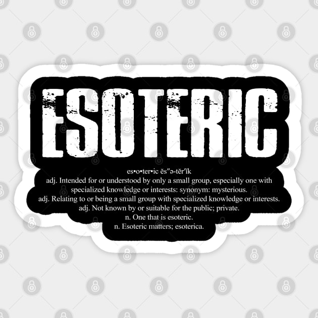 Esoteric Dictionary Word Definition Sticker by AltrusianGrace